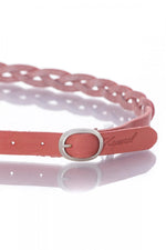 Original belt in braided cowhide leather - Image n°2