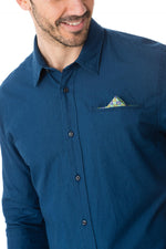 Men's chic blue scotch&soda shirt - Image n°4
