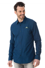 Men's chic blue scotch&soda shirt - Image n°1