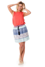 Kaporal women's multicolor skirt - Image n°2