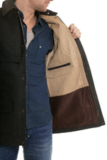 Last Rebels' Prince SK: oiled cowhide coat with removable cape. - Image n°3