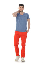 Scotch and Soda red chino pants - Image n°2
