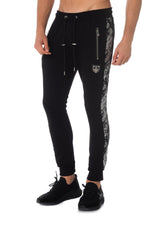 Horspist men's black and gray pants - Image n°1