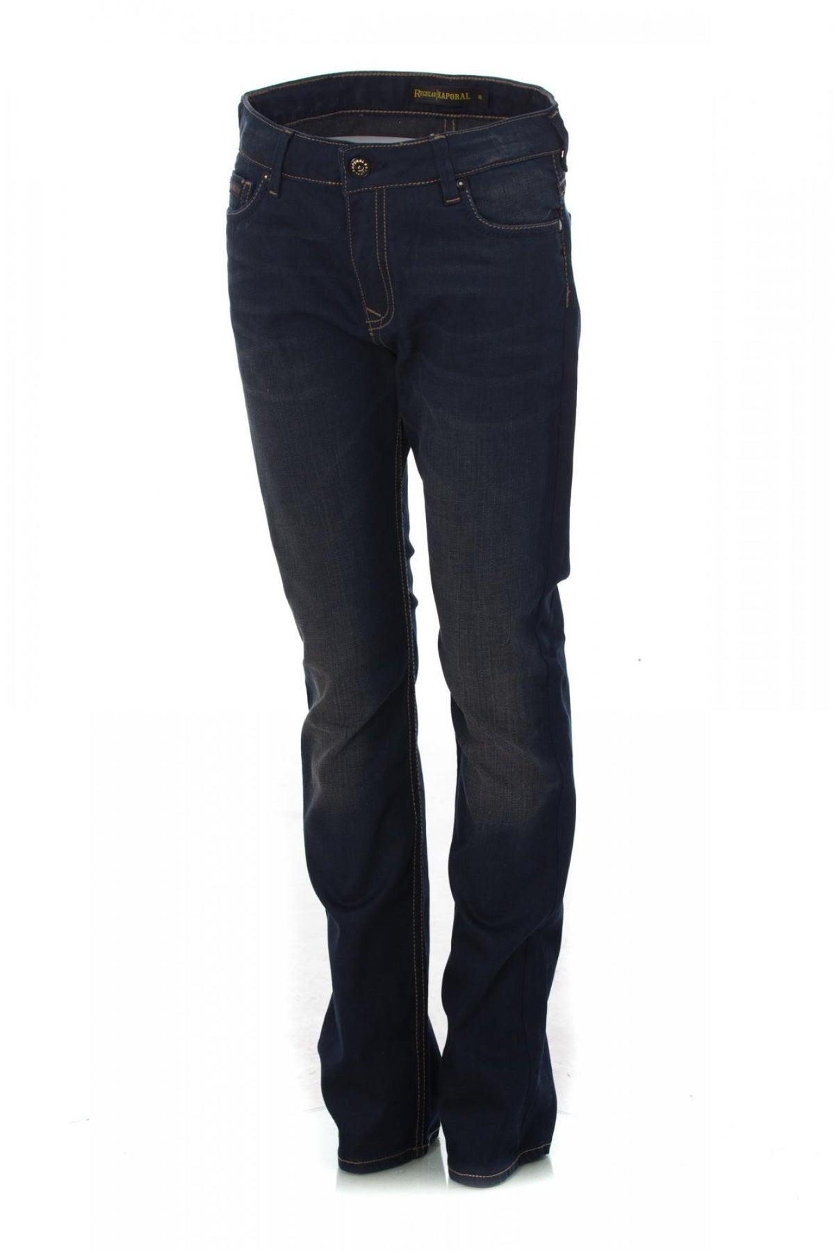 Kaporal children's jeans in petrol color - Image n°1