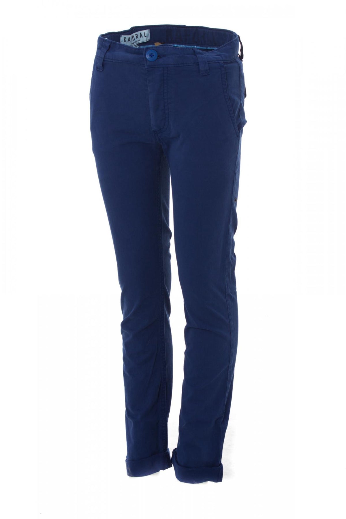 Kaporal children's blue chino pants - Image n°1