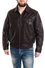 Aged buffalo leather in rich brown. Relaxed fit, timeless durability. - Image n°4