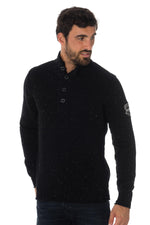 Kaporal men's speckled knit sweater - Image n°3