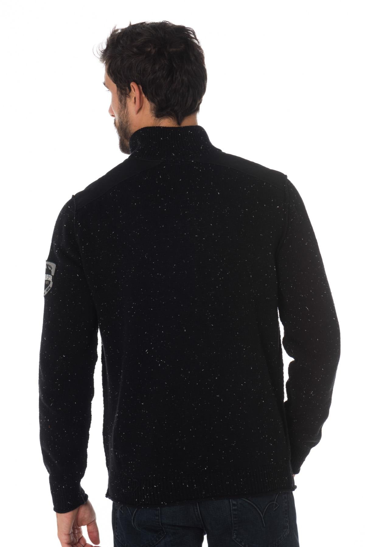 Kaporal men's speckled knit sweater - Image n°4