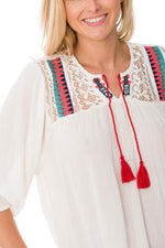 Women's ethnic style blouse - Image n°4