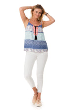 Multicolor women's Kaporal tank top - Image n°2