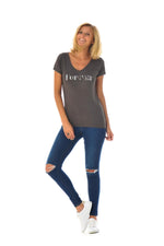 Forever Kaporal t-shirt in asphalt color - Image n°2