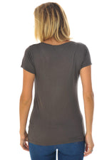 Forever Kaporal t-shirt in asphalt color - Image n°4