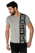 Redskins men's heather gray t-shirt - Image n°1