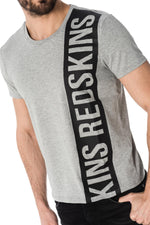 Redskins men's heather gray t-shirt - Image n°4