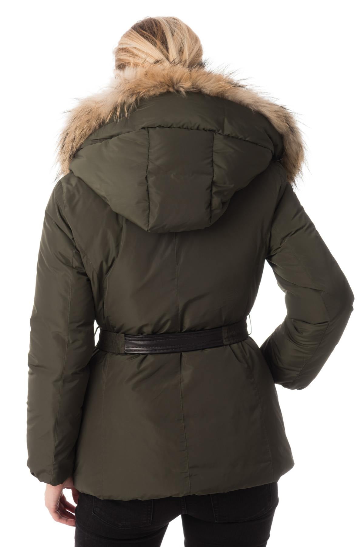 Women's mid-length khaki jacket Intuition - Image n°6