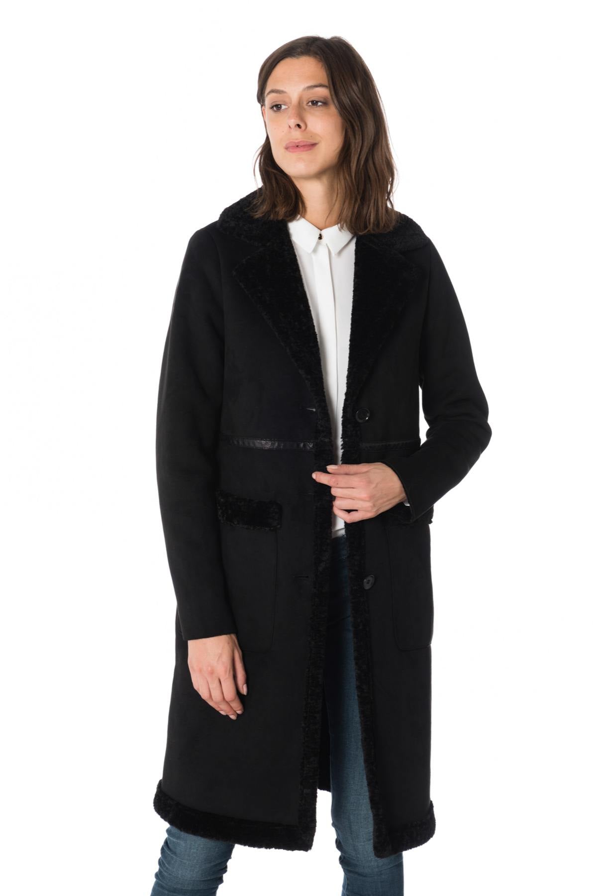 Women's faux fur coat - Image n°1