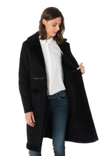 Women's faux fur coat - Image n°5