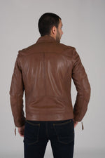 Redskins' lambskin jacket: slim fit, moto details, autumn-ready. - Image n°4