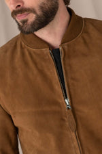 Schott LC300 Rust: soft goatskin bomber in warm rust tones. - Image n°3