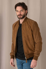 Schott LC300 Rust: soft goatskin bomber in warm rust tones. - Image n°1
