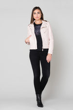 Women's perf in pink leather - Image n°2