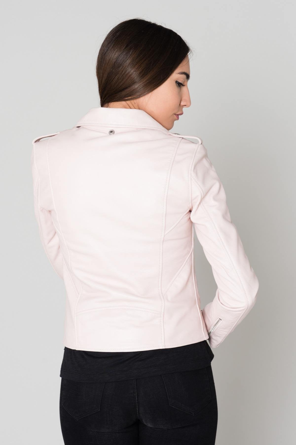 Women's perf in pink leather - Image n°6