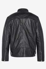 Schott's LC949D Black: a lambskin café racer, sleek and built to last. - Image n°6