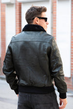Schott cowhide leather jacket - Image n°2