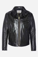 Schott 689H: glossy horsehide, aged brass, and a vintage biker cut. - Image n°6