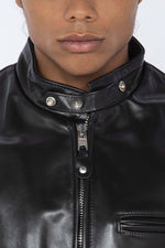 Iconic Schott biker jacket in glossy horsehide, built to last. - Image n°5