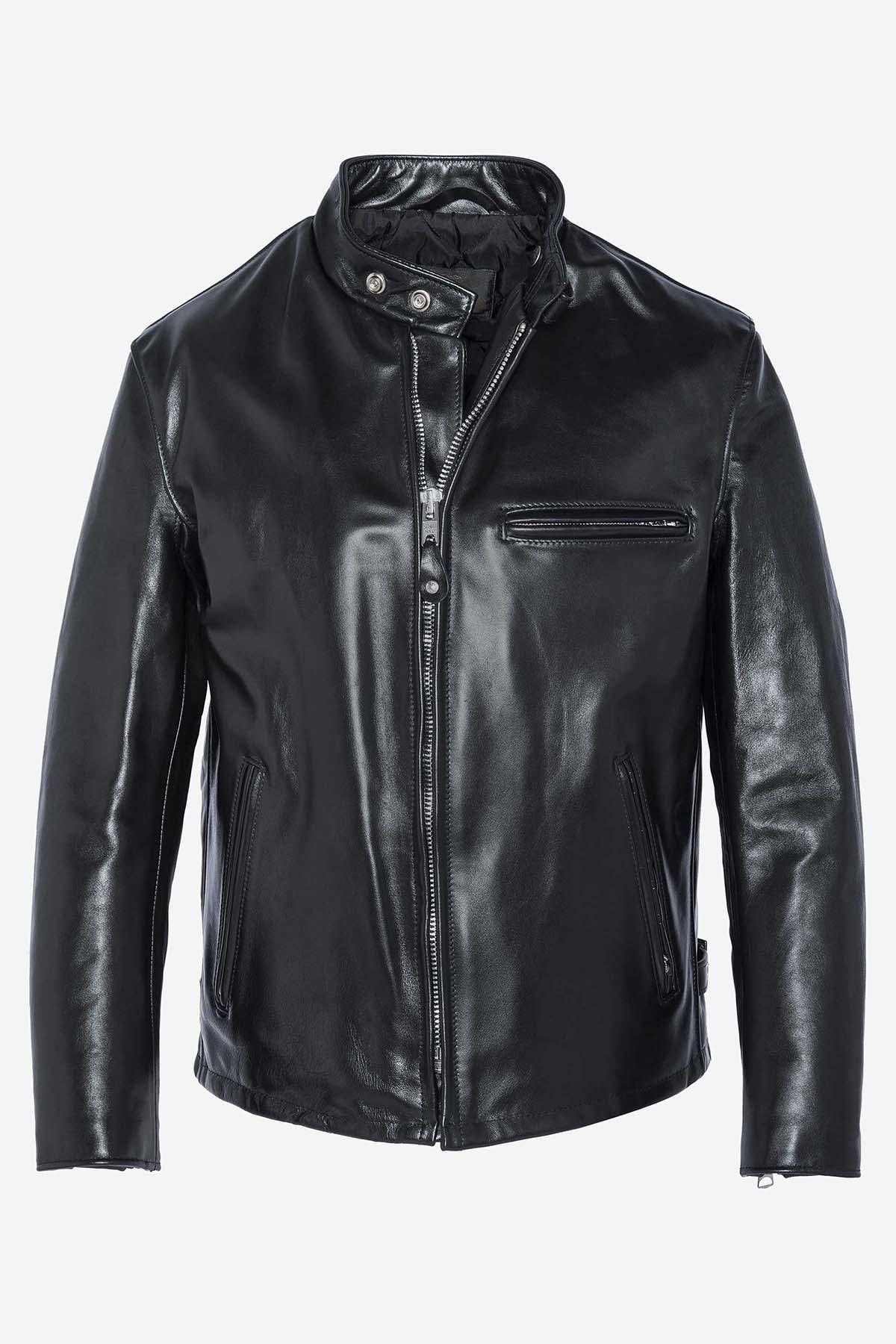 Iconic Schott biker jacket in glossy horsehide, built to last. - Image n°3