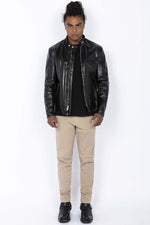 Iconic Schott biker jacket in glossy horsehide, built to last. - Image n°7