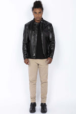 Iconic Schott biker jacket in glossy horsehide, built to last. - Image n°7