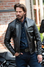 Iconic Schott biker jacket in glossy horsehide, built to last. - Image n°1
