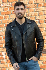 Matte lambskin LC1140 Perfecto: Schott's tailored biker classic. - Image n°3