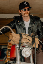 Schott men's perfecto in black cowhide leather - Image n°8