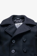 Genuine SCHOTT navy men's pea coat - Image n°7