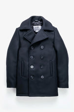 Genuine SCHOTT navy men's pea coat - Image n°8