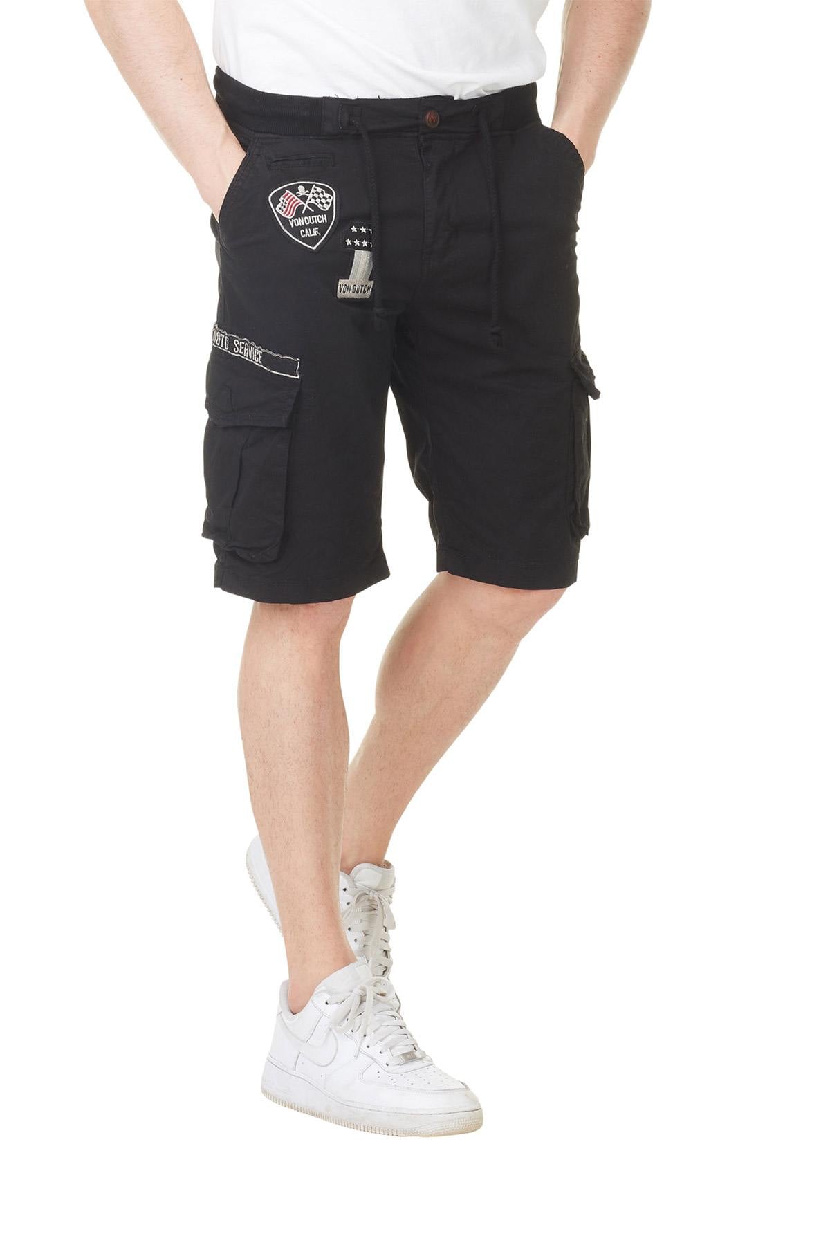 Black shorts with pockets - Image n°1