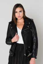 Perfecto One Star in black cowhide: Schott's timeless rock classic. - Image n°8