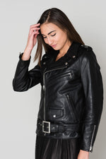 Perfecto One Star in black cowhide: Schott's timeless rock classic. - Image n°7