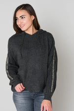 Charcoal gray acrylic sweater - Image n°4