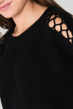 Black oversized sweater - Image n°4