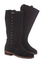 Black suede-look boot - Image n°3