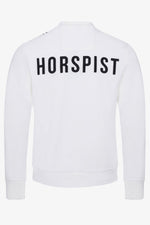 White sweatshirt with piping and badge - Image n°6