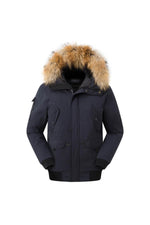 Winter navy blue jacket - Image n°1