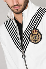 Men's white track jacket - Image n°4