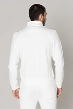 Men's white track jacket - Image n°3