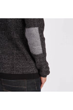 Men's black cotton sweater - Image n°4