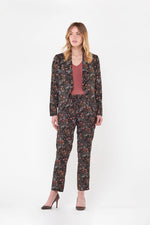 Women's floral print jacket - Image n°2